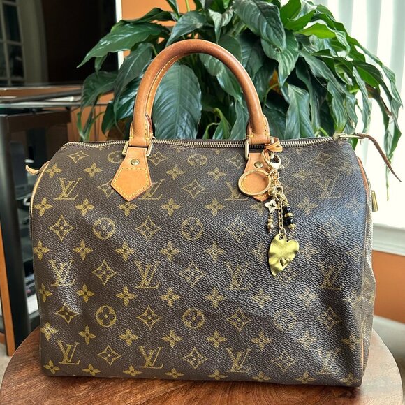 GOLD HEART Bag Charm Dangle Beads - Picture 4 of 7